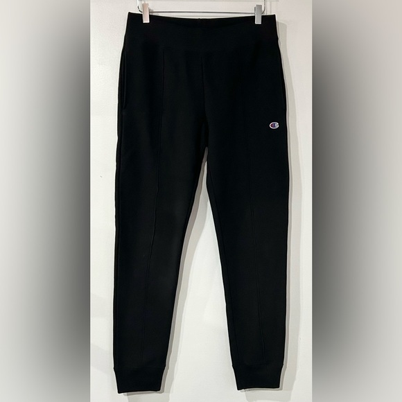 Champion NEW Reverse Weave Slim Cuffed Retro Sweat Pant in Black S - Picture 6 of 10